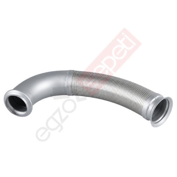 Renault Kerax Boru, Egzoz Ön, E3, 5010497012  Ø108 Alusi, Spiral (PS),