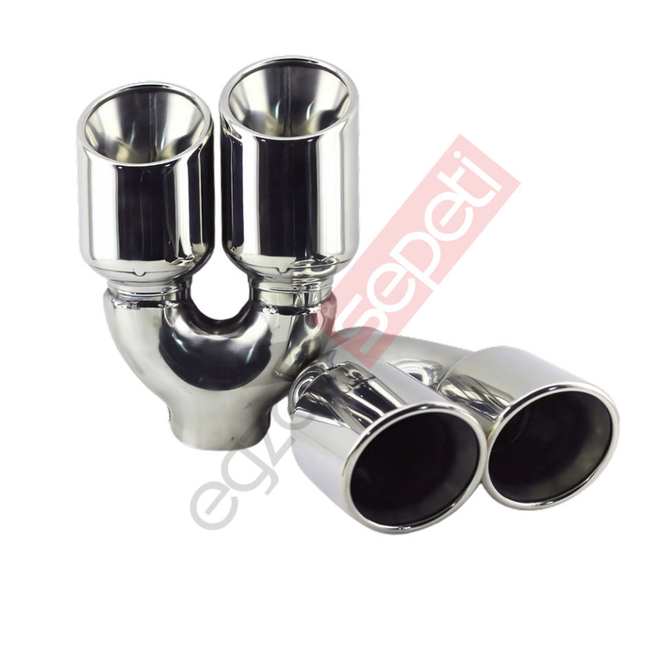 Bmw 90 MM Krom Egzoz Ucu Sag Ve Sol Taraf Takım
