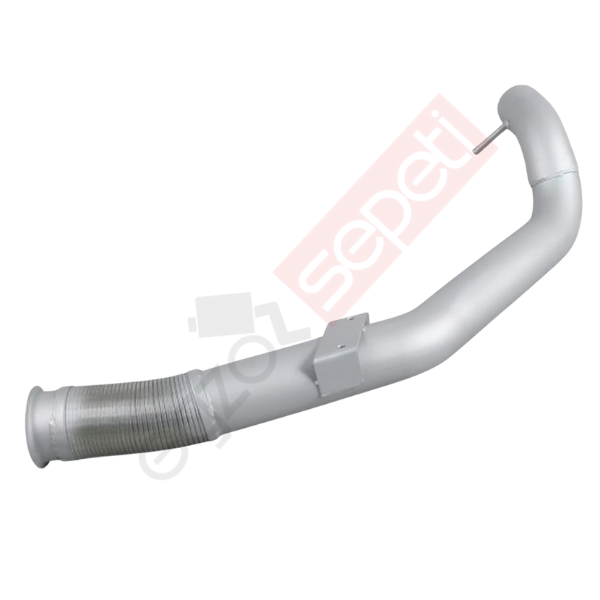 Iveco Eurotrakker Cursor Boru, Egzoz Ön, E3, 41214836  Ø110 Alusi, Spiral (P),