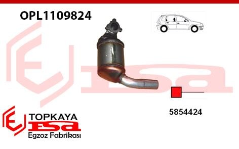 Opel Astra H 1.3 Cdti / Td Katalitik Konverter Euro 4 2003 > 2004