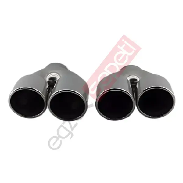 Bmw 90 MM Krom Egzoz Ucu Sag Ve Sol Taraf Takım