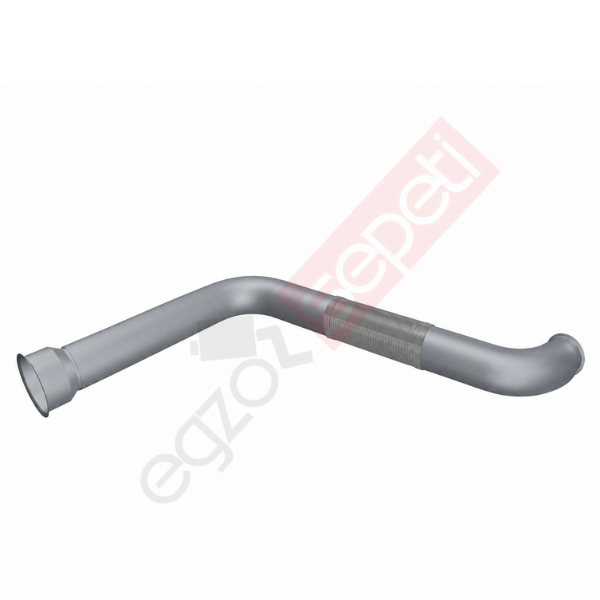 Doosan Boru, İş Makinesi, Egzoz Ön, 46653060B Ø101,6 Inox, Spiral (P),