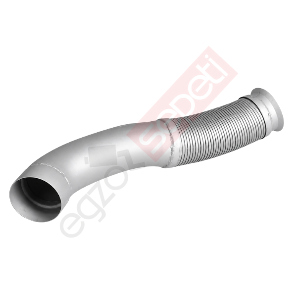 Mercedes Actros Boru, Egzoz Ön, E3, 9424903519  Ø114,3 Alusi, Spiral (P),