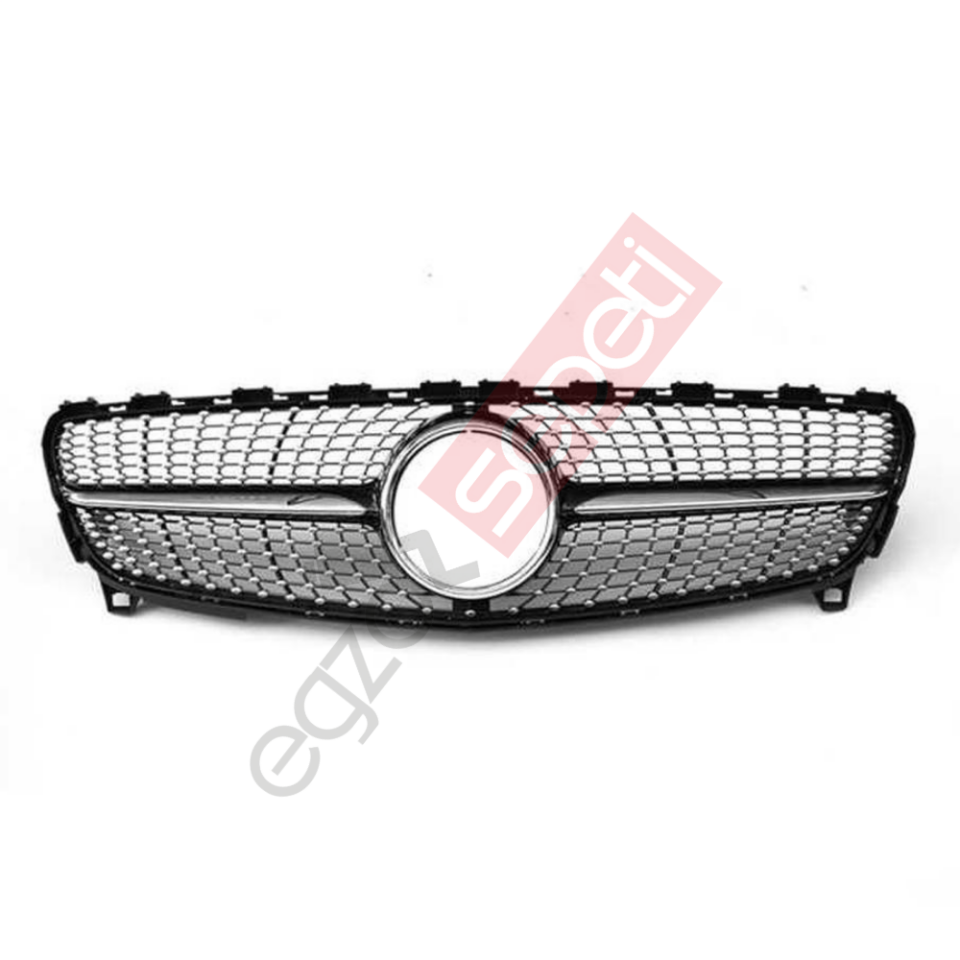 Mercedes W176 Panjur Diamond Siyah Çıta Facelift 2016-2018