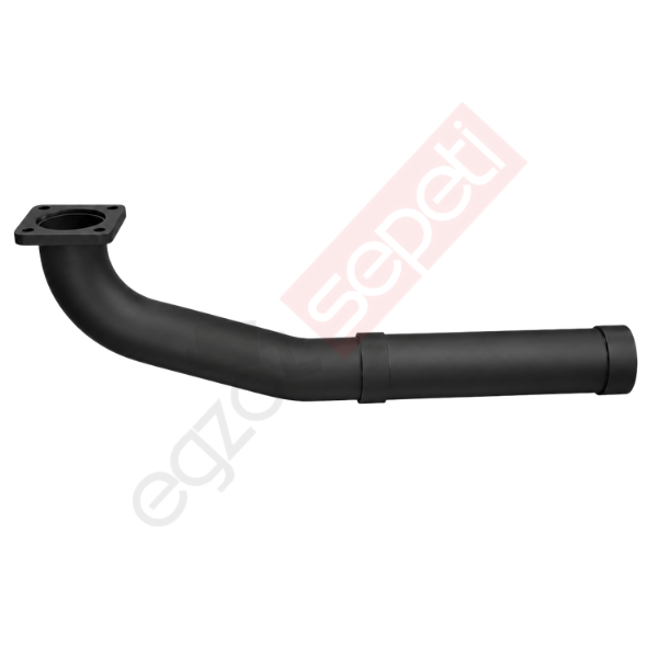 Doosan Boru, İş Makinesi, Egzoz Ön, 22162523 Ø50,8 Alusi, Spiral (P), Siyah