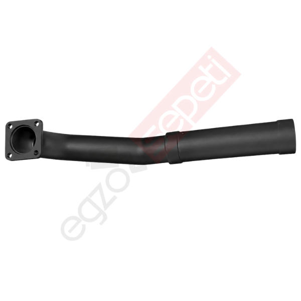 Doosan Boru, İş Makinesi, Egzoz Ön, 22162523 Ø50,8 Alusi, Spiral (P), Siyah