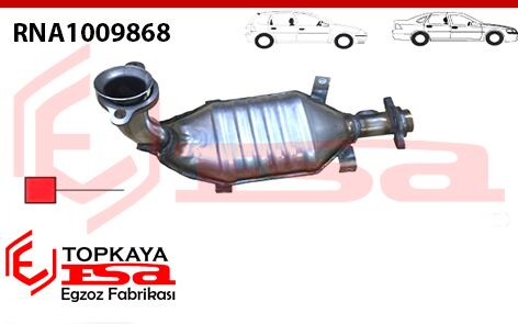 Renault Clio 2 Symbol Katalitik Konverter Yerine Ön Susturucu Çift Müşürlü 2001 > 2005