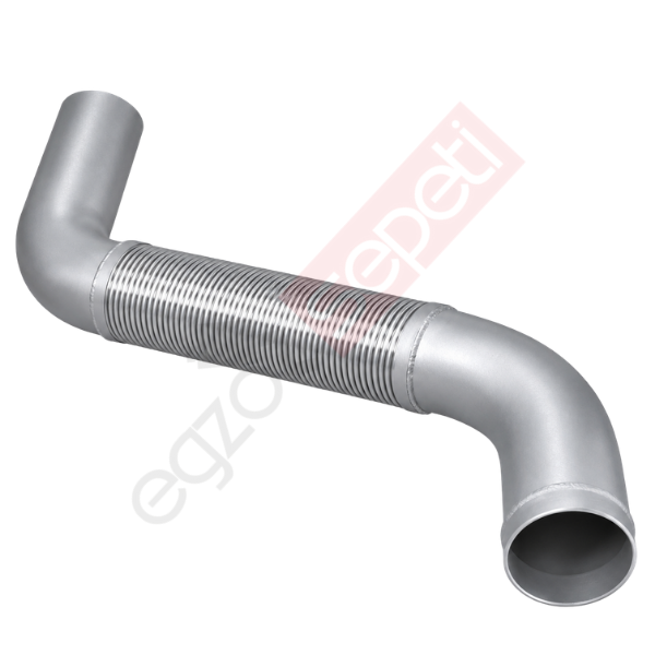 Doosan Boru, İş Makinesi, Egzoz Ön, 22207120A Ø101,6 Alusi, Spiral (P),