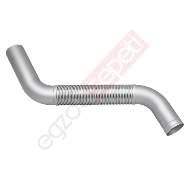 Doosan Boru, İş Makinesi, Egzoz Ön, 22207120A Ø101,6 Alusi, Spiral (P),