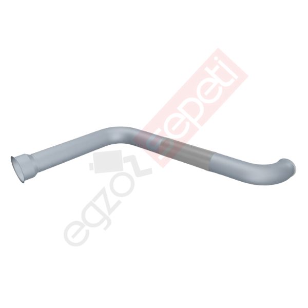 Doosan Boru, İş Makinesi, Egzoz Ön, 46653060B Ø101,6 Inox, Spiral (P),