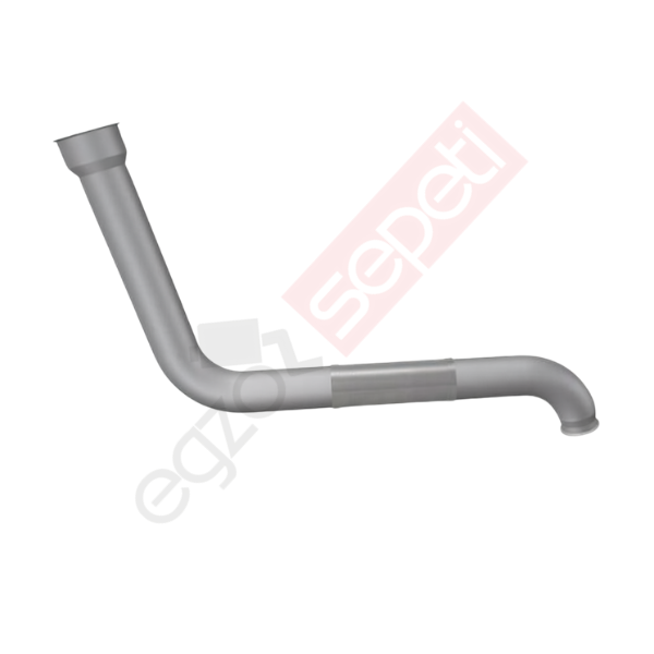 Doosan Boru, İş Makinesi, Egzoz Ön, 46653060B Ø101,6 Inox, Spiral (P),