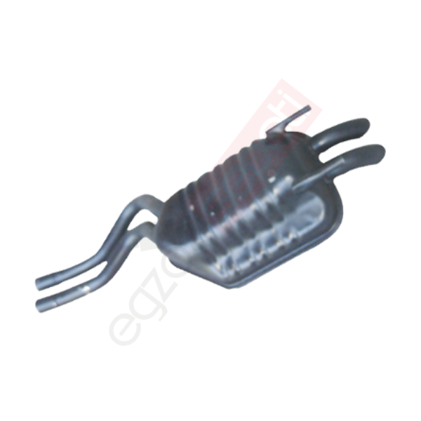 Mercedes 600Sel 140 Kasa Arka Susturucu Borulu Baskılı Çift Çıkış 1991 / 1993