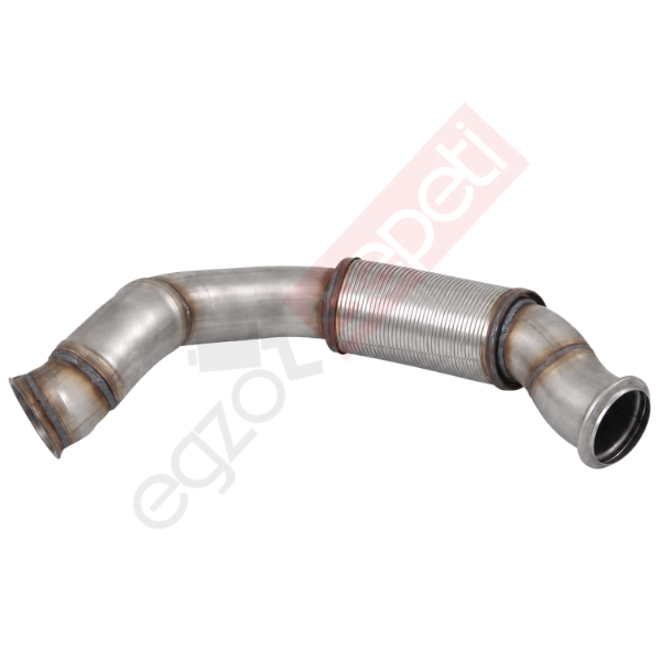 Volvo FE Boru, Egzoz Ön, E6, 21808493 Volvo FE Ø101,6 Inox, Spiral (P),