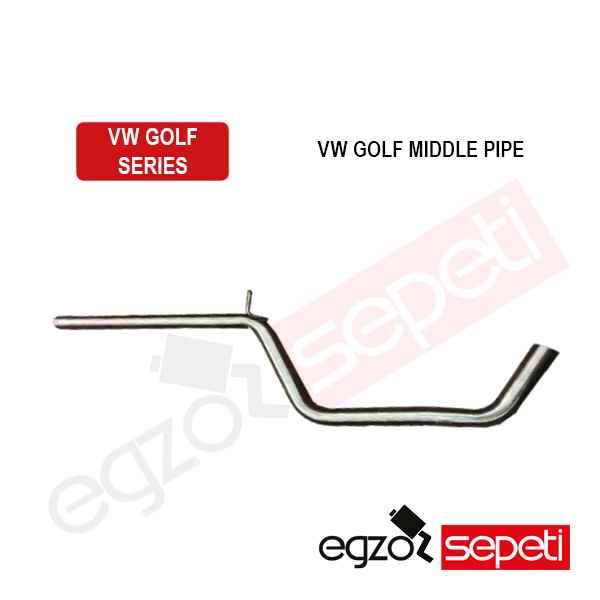 Volkswagen Golf 7 Ve 7,5 İçin Krom Orta Boru