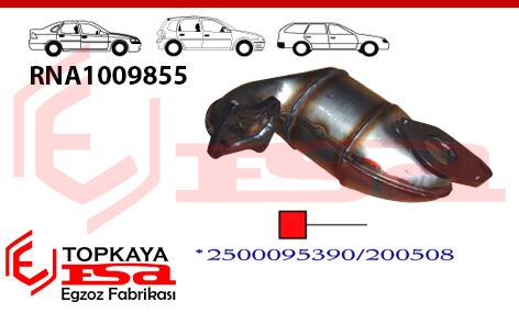 Renault Clio 2 1.5 Dci Katalitik Konverter Euro 3 2001 > ...