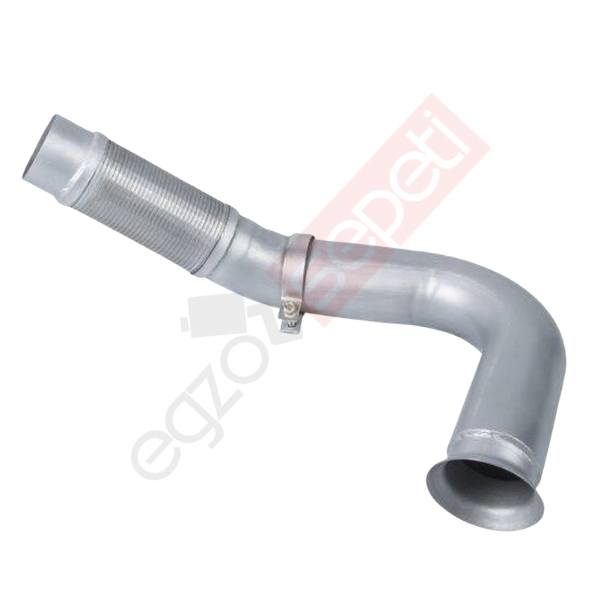 Mercedes Axor Boru, Egzoz Ön, E3, 9414900219 Ø114,3 Alusi, Spiral (P),