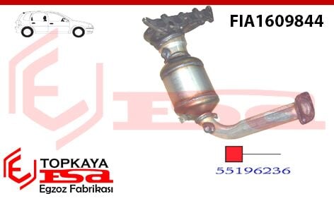 Fiat Punto 3 1.4İ 16V Katalitik Konvertör Euro 4 2003 > ...