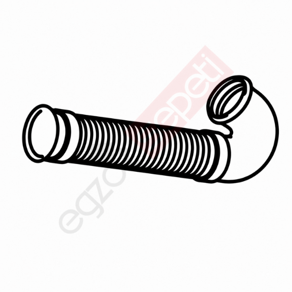 Daf Boru, Egzoz Ön, E2, 1229300 Daf Ø114,3 Alusi, Spiral (P),