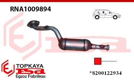 Renault Clio 2 1.2İ Katalitik Konverter Euro 4 2001 > 2005