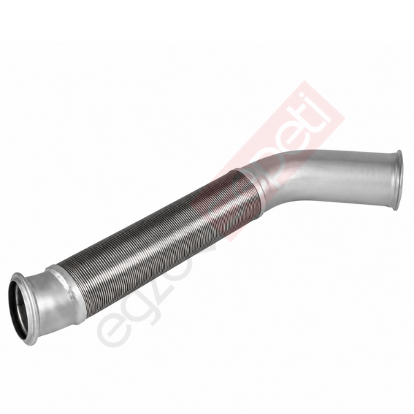 Daf CF75 Boru, Egzoz Ön, E3, 1629454 Ø127 Inox, M-Spiralli,