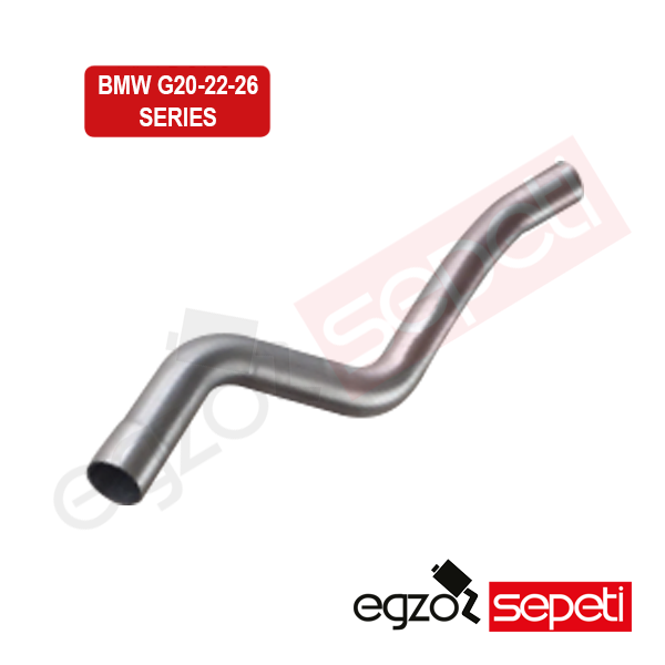Bmw G20 Serisi Orta Kısa Krom Egzoz Borusu