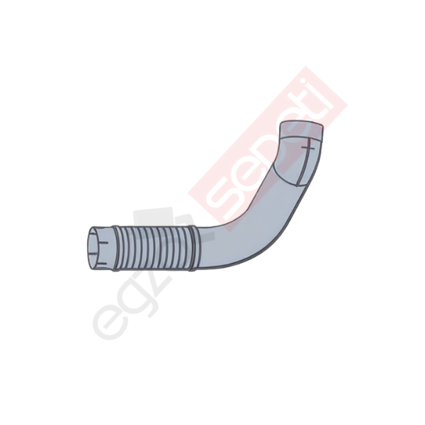 Mercedes Actros Boru, Egzoz Ön, E3, 9484902218  Ø127 Alusi, Spiral (P),