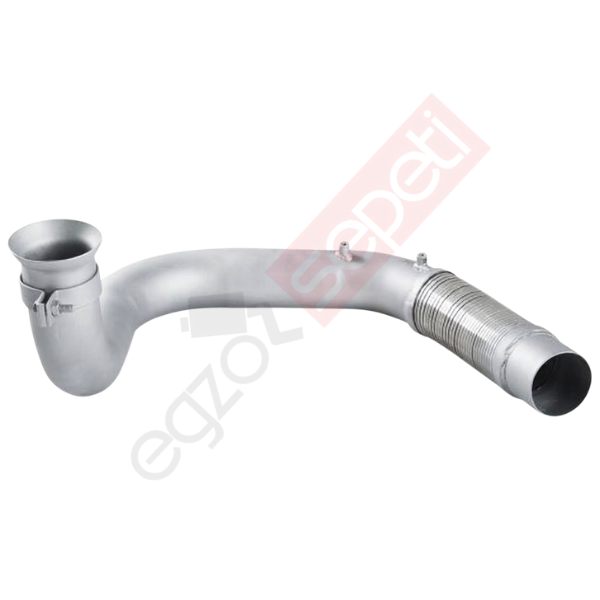 Mercedes Atego Boru, Egzoz Ön, E4, 9404900919 Ø88,9 Alusi, Spiral (P),