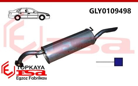 Geely 1.5 Famılıa Comfort Arka Susturucu Borulu 2010