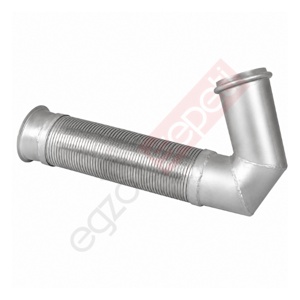 Daf Boru, Egzoz Ön, E2, 1271374 Ø101,6 Alusi, Spiral (P),
