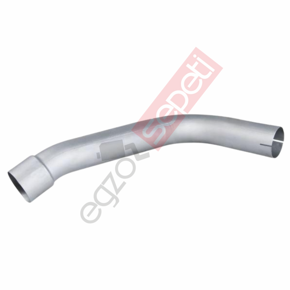 Mercedes 2429 Boru, Egzoz Ön, E1, 6554901619 Mercedes 2429 Ø88,9 Alusi,