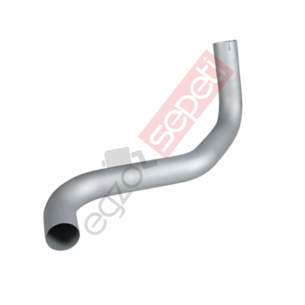 Mercedes 2435 Boru, Egzoz Ön, E1, 6554901219 Mercedes 2435 Ø101,6 Alusi,