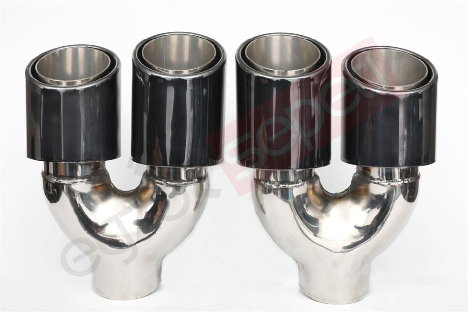 Füme Egzoz Uçları Sag Ve Sol Takım 90 MM