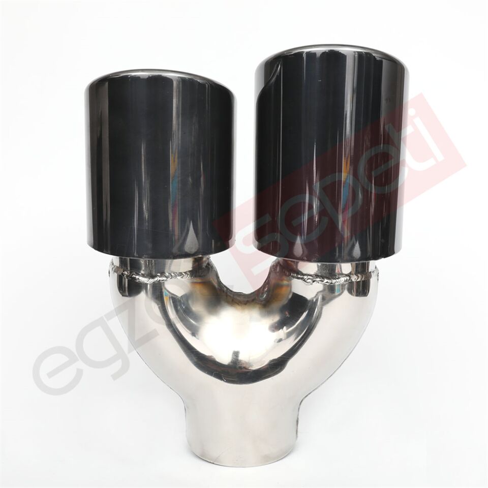 Füme Egzoz Uçları Sag Ve Sol Takım 90 MM