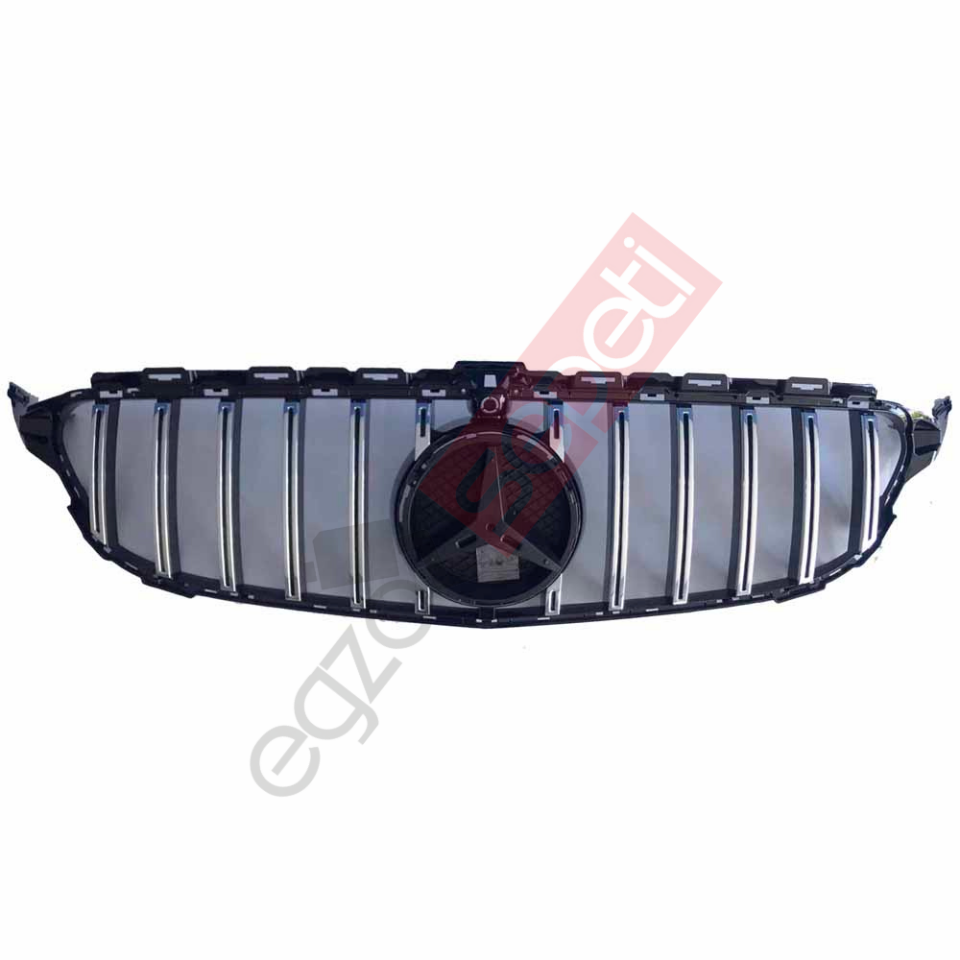 Mercedes W205 Panjur GTR Krom/Siyah Kameralı 2014-2018