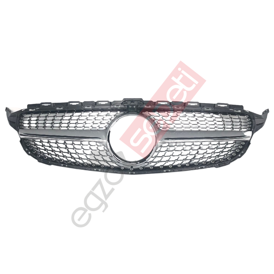 Mercedes W205 Panjur Diamond Gri Çıta Kameralı 14-18