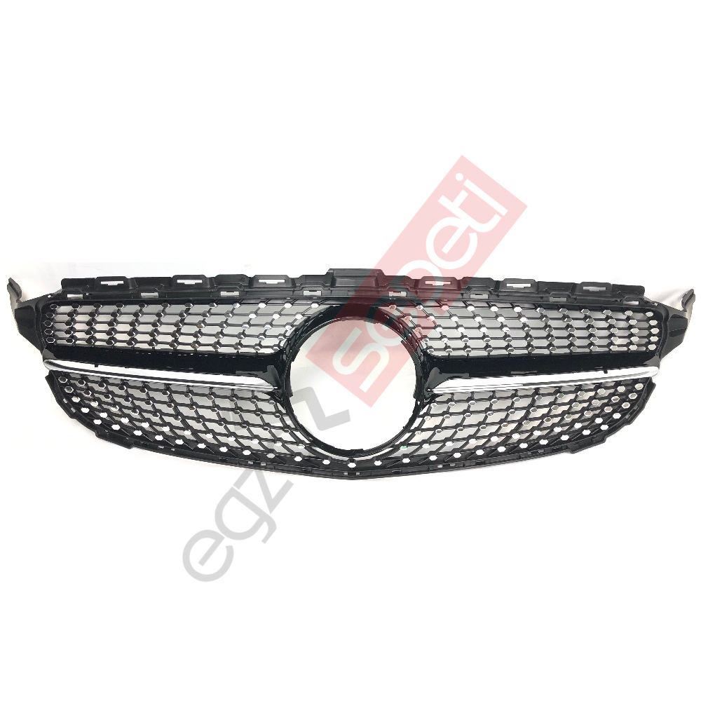 Mercedes W205 Panjur Diamond Siyah Çıta 14-18