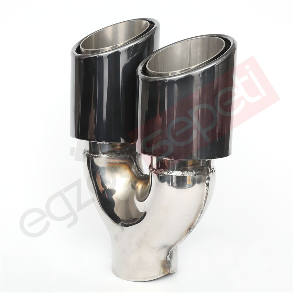 Füme Egzoz Uçları Sol Taraf 90 MM