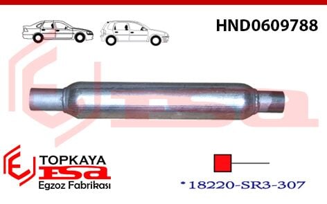Honda Civic / Accord 1.5 / 2.0 Ön Susturucu 1987 > 1995