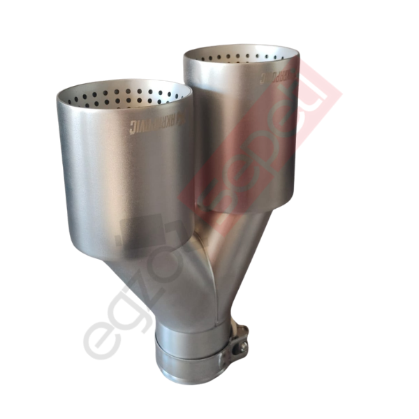 Akrapoviç Mat Krom 90 mm Delikli Sağ Taraf Egzoz Ucu İthal Ürün
