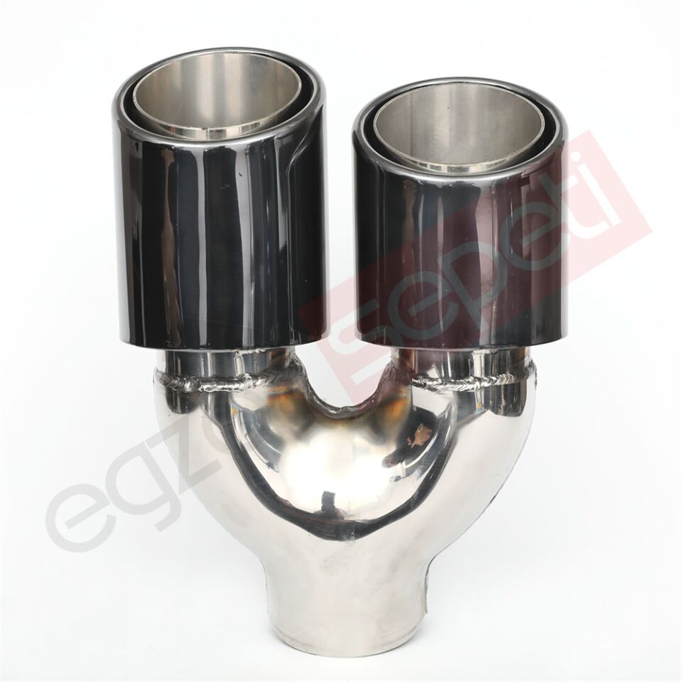 Füme Egzoz Uçları Sol Taraf 90 MM