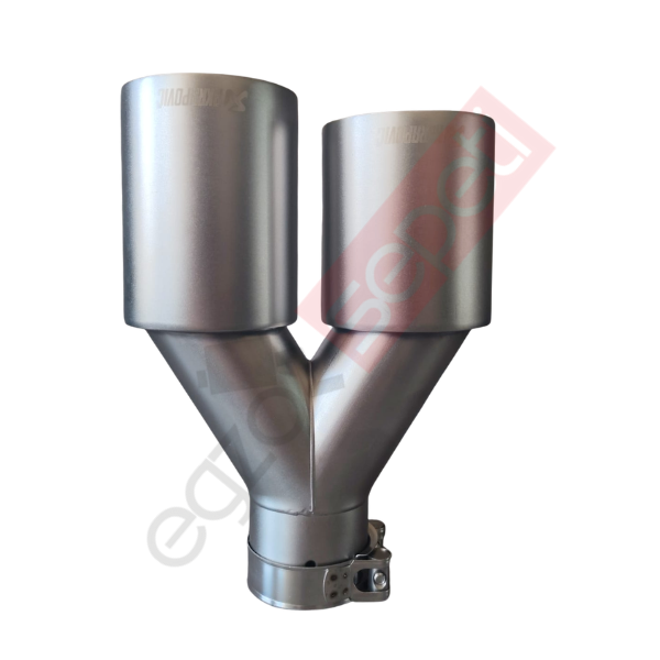 Akrapoviç Mat Krom 90 mm Delikli Sol Taraf Egzoz Ucu İthal Ürün