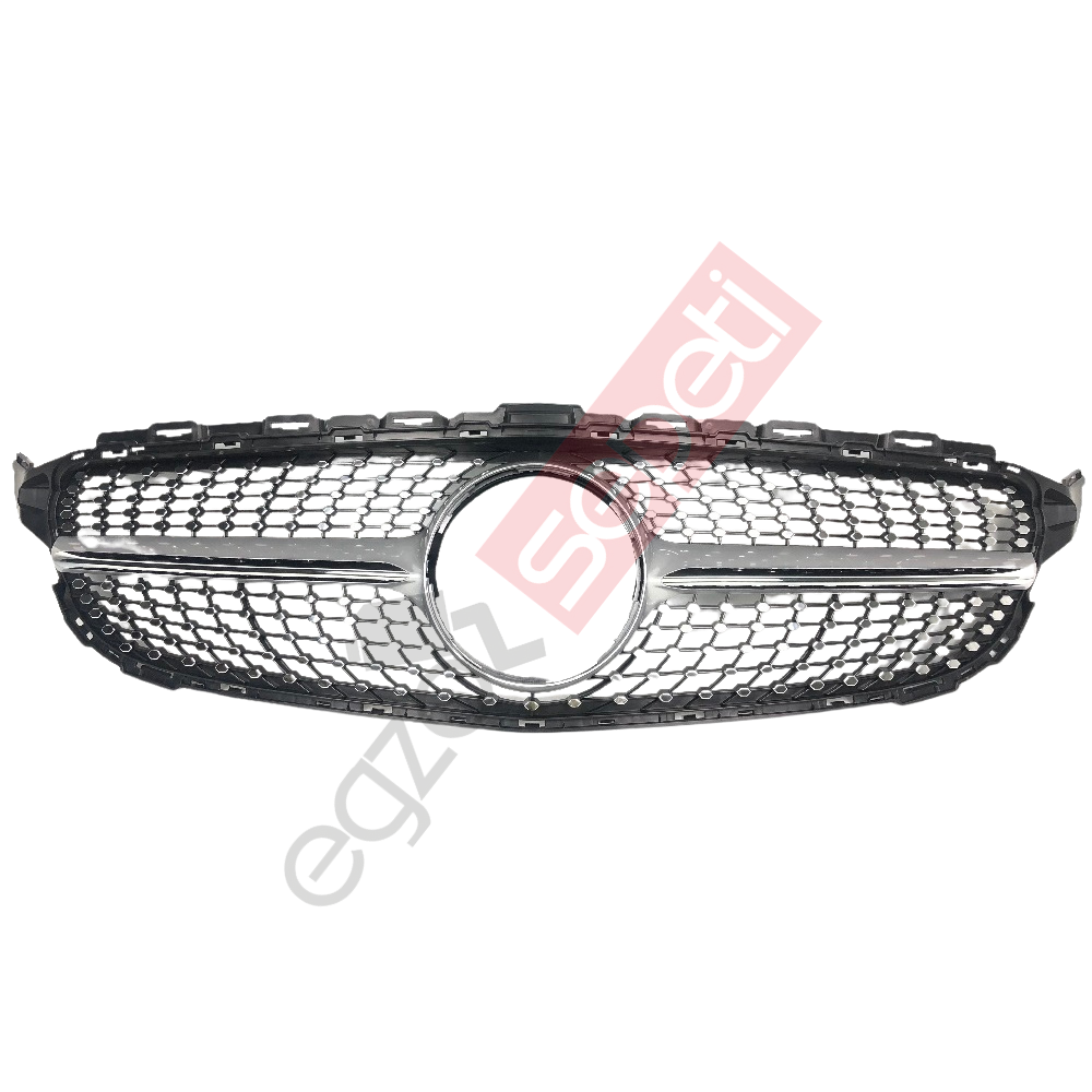 Mercedes W205 Panjur Diamond Gri Çıta 14-18