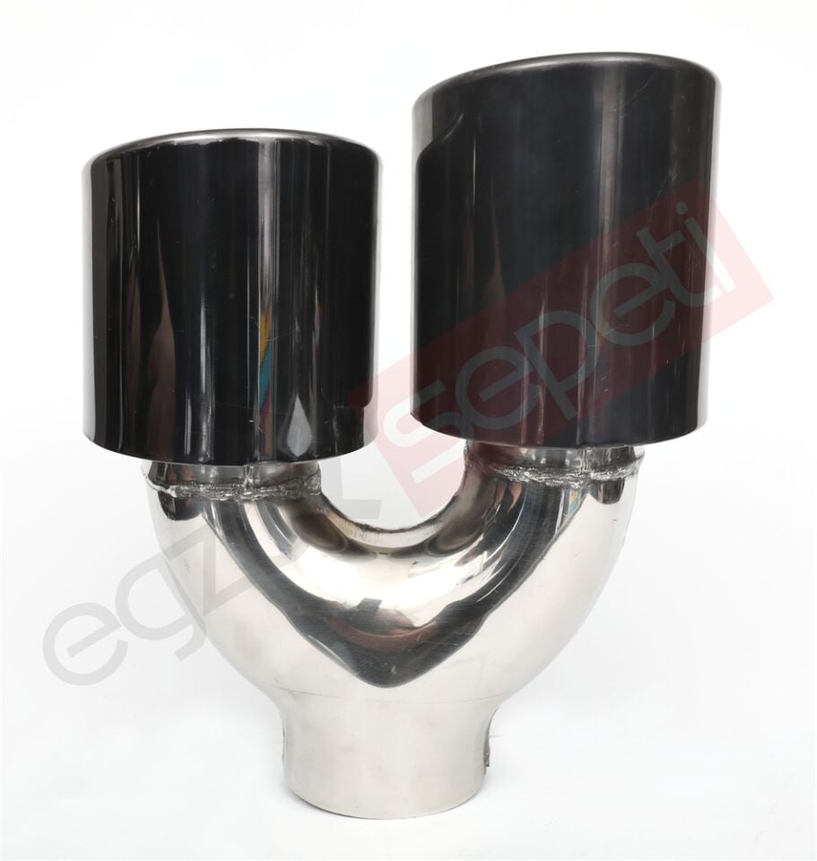 Füme Egzoz Uçları Sag Ve Sol Takım 100 MM