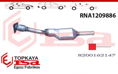 Renault Megane 1 1.4İ Katalitik Konverter Euro 3 1999 > 2002