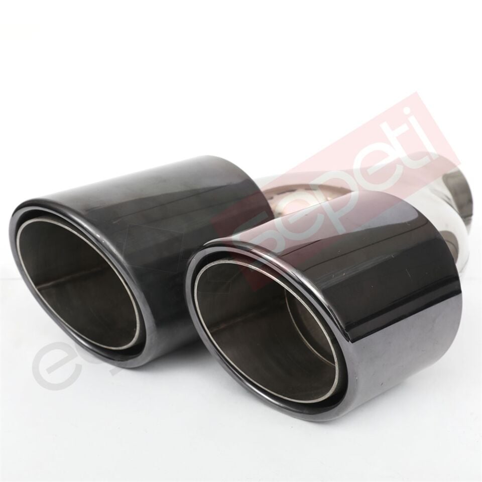 Füme Egzoz Uçları Sag Ve Sol Takım 100 MM