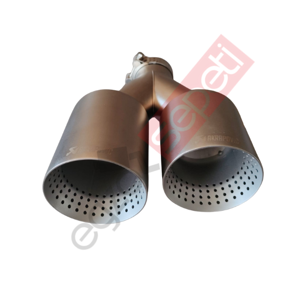 Akrapoviç Mat Krom 100 mm Sağ Taraf Egzoz Ucu İthal Ürün