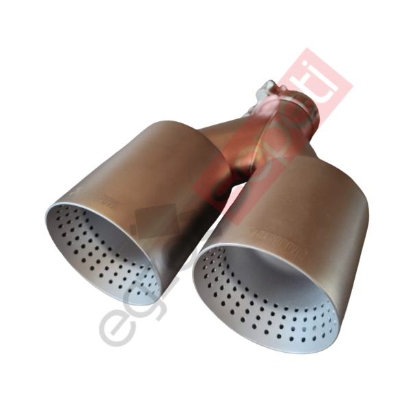 Akrapoviç Mat Krom 100 mm Sağ Taraf Egzoz Ucu İthal Ürün