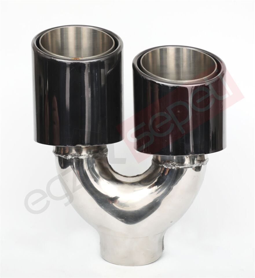 Füme Egzoz Ucu Sol Taraf İçin 100 MM