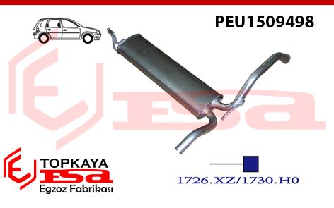 Toyota Aygo Arka Susturucu 1.0İ 12V 2005 > 2009