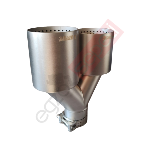 Akrapoviç Mat Krom 100 mm Sol Taraf Egzoz Ucu İthal Ürün